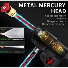 CleaningGun™ Cordless Pressure Washer – Double Battery Force