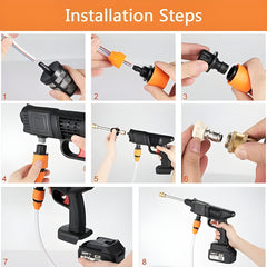 CleaningGun™ Cordless Pressure Washer – Double Battery Force