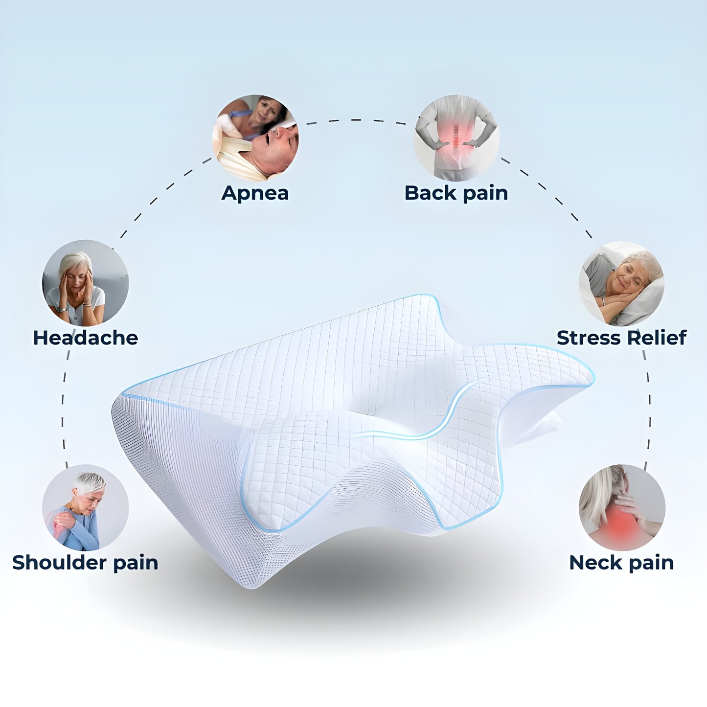 Butterfly Shape Memory Pillow™ – For Happy Families & Restful Nights!