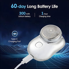 Precision Power in Your Pocket β The Ultimate Mini Electric Shaver Smooth Shave. Sleek Design. Anytime, Anywhere.