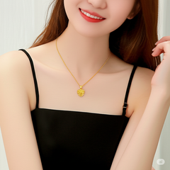 π Gold Heart Necklace for Women β Timeless Elegance in 18K Gold