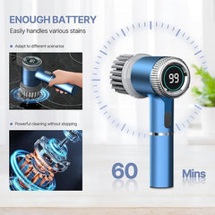 5-in-1 Electric Cleaning Brush – Effortless Cleaning, Maximum Shine!