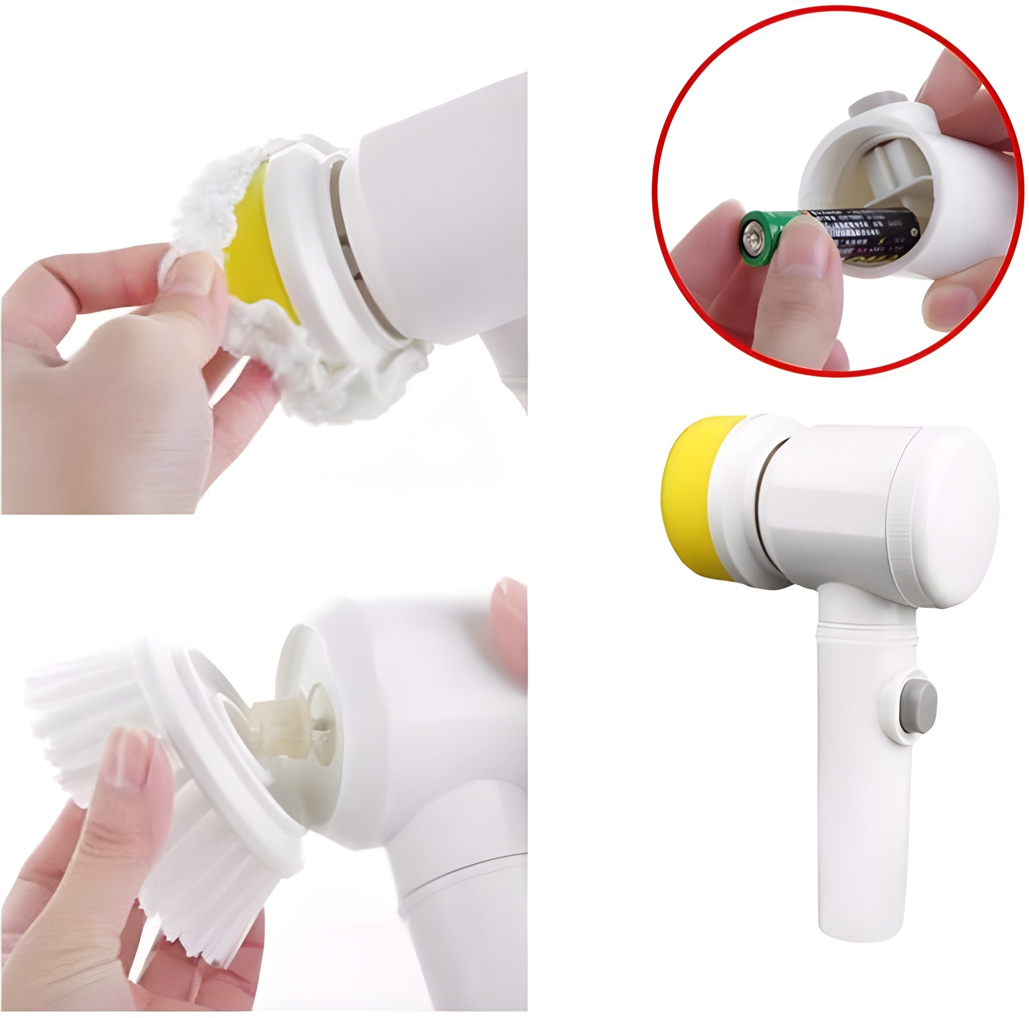 Power Scrub Pro: 5-in-1 Electric Cleaning Brush – Effortless Deep Cleaning!