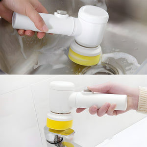 Power Scrub Pro: 5-in-1 Electric Cleaning Brush – Effortless Deep Cleaning!