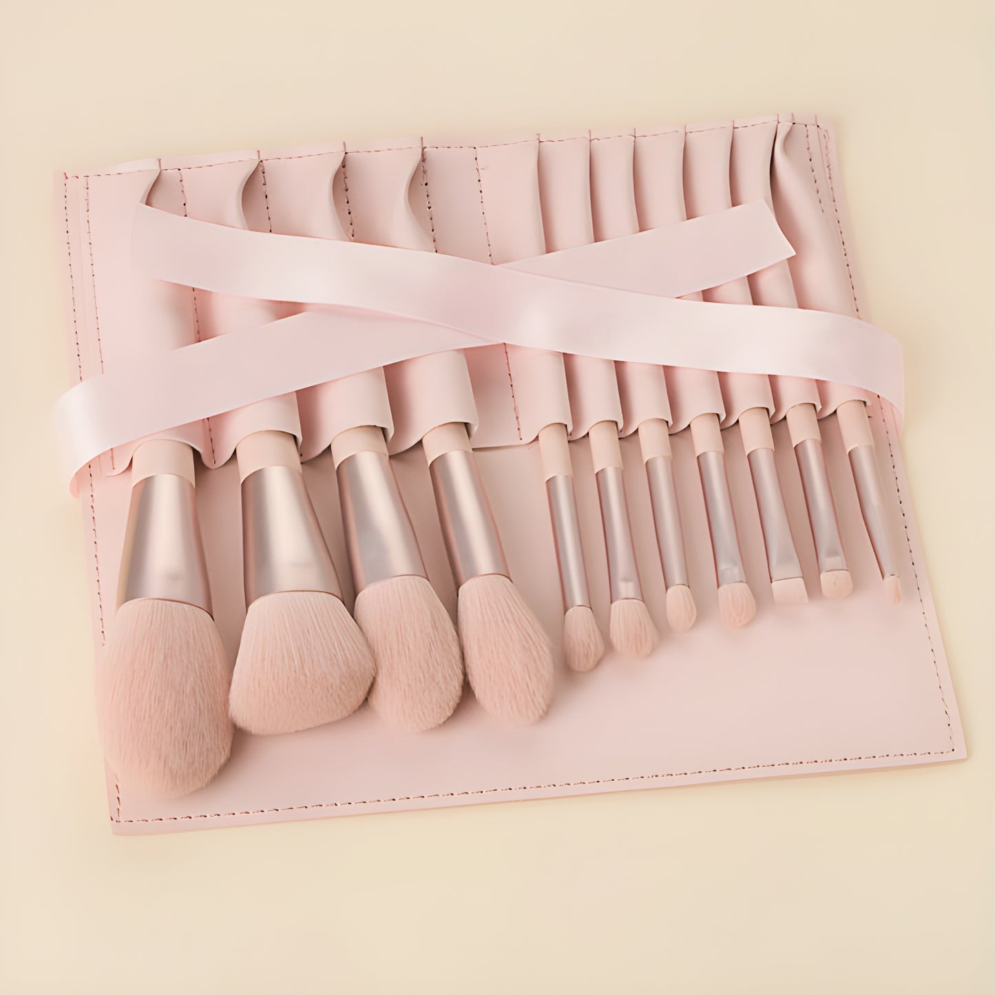 Premium 11-Piece Makeup Brush Set – Soft & Stylish Beauty Kit for Girls