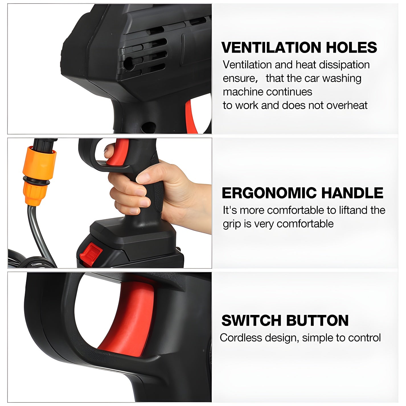 CleaningGun™ Cordless Pressure Washer – Double Battery Force
