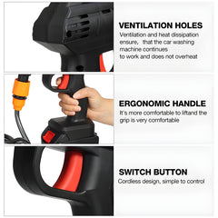 CleaningGun™ Cordless Pressure Washer – Double Battery Force