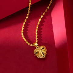 π Gold Heart Necklace for Women β Timeless Elegance in 18K Gold