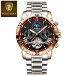1410 black shell black surface stainless steel fashion watch for men