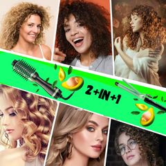 Straightening Comb & Hair Curler – 2-in-1 Styling Tool for Smooth, Shiny Hair