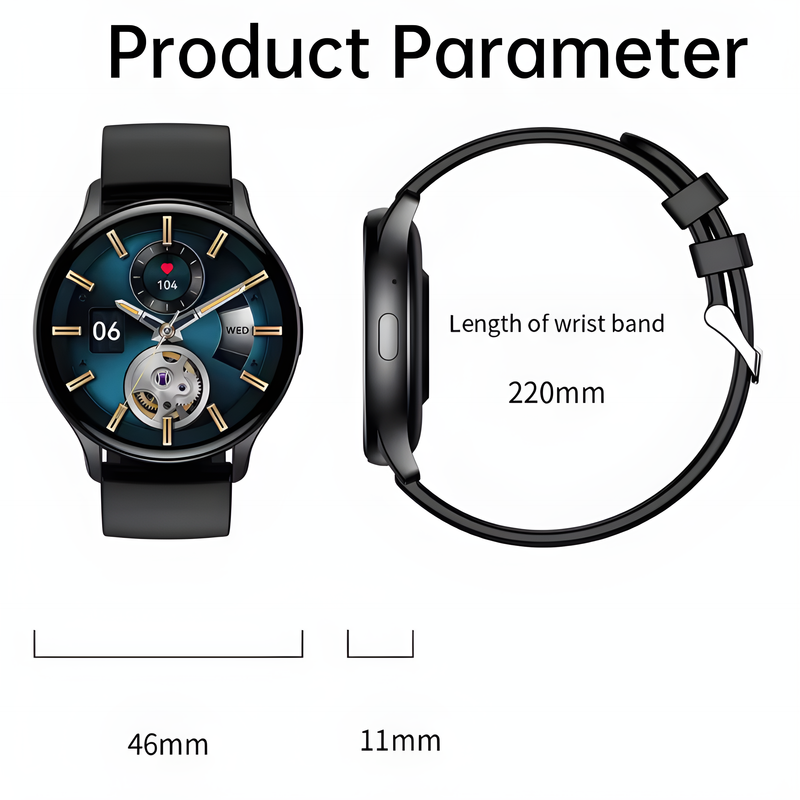 AMOLED Smart Watch – High-Resolution Display & Advanced Fitness Tracking