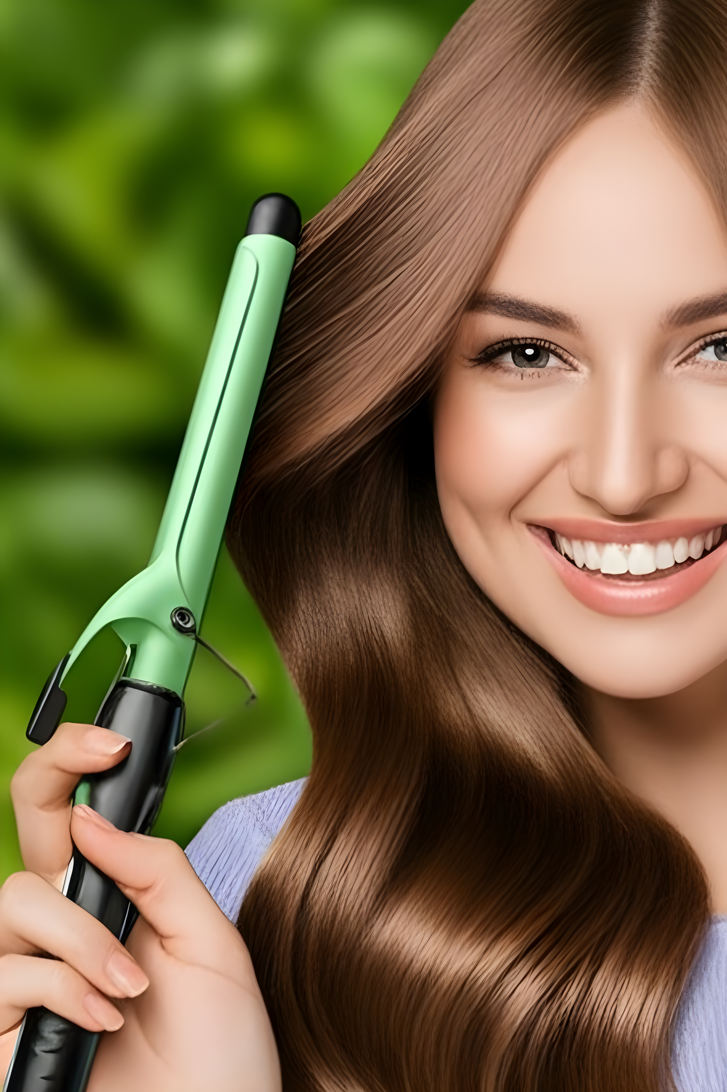 Straightening Comb & Hair Curler – 2-in-1 Styling Tool for Smooth, Shiny Hair