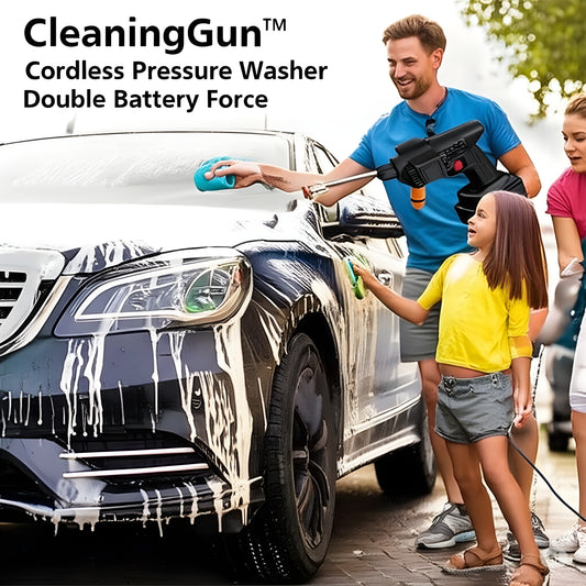 CleaningGun™ Cordless Pressure Washer – Double Battery Force