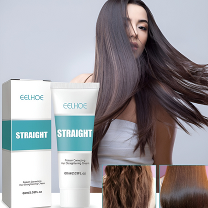 Hair Straightening Cream 60ml – Instant Silky-Smooth Hair Without Heat!
