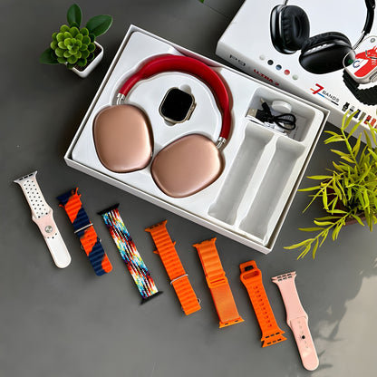 Series Ultra-2 Smart Watch – Best Smartwatch Price in KSA – Premium smartwatch with customizable wallpaper, dual belt design, Bluetooth calling, and long battery life