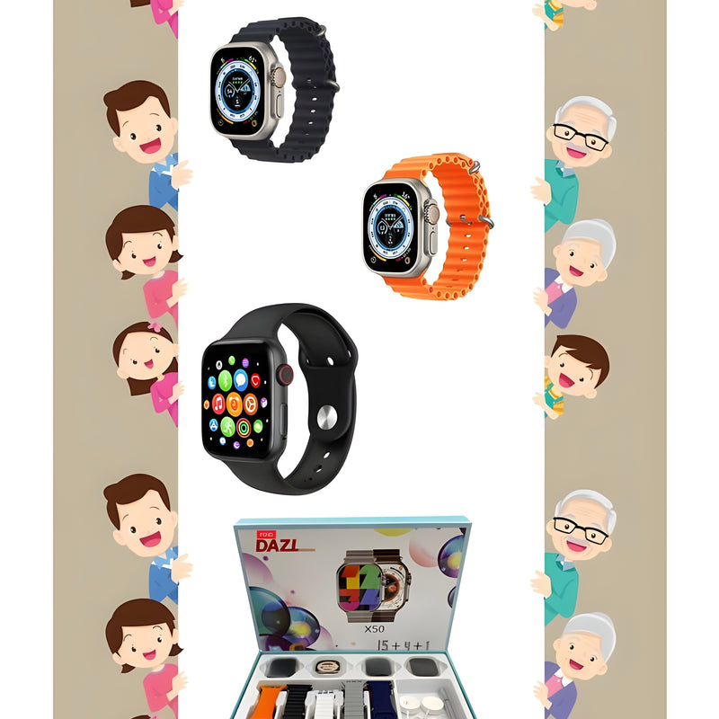 Smart Watch Ultra 2 Syncing with Smartphone – Stay connected with notifications, calls, and messages on your wrist.