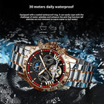 Stylish round dial stainless steel watch for men – Model 1410