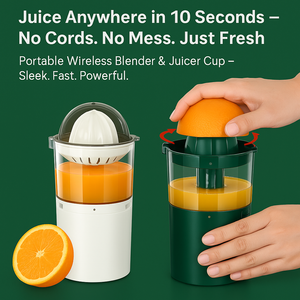 Juice Anywhere in 10 Seconds – No Cords. No Mess. Just Fresh!