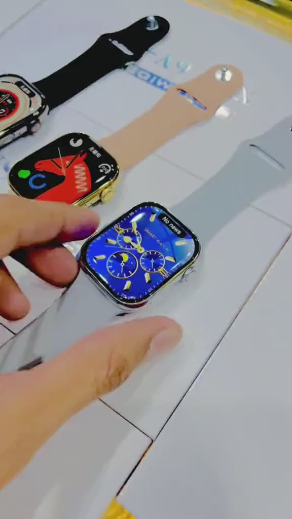 Combo Smart Watch Ultra 2 Package with 3 Watches, 5 Straps, and 2 Chargers – Get the ultimate smartwatch bundle for style, versatility, and convenience.

