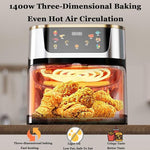 Say Goodbye to Grease! The Ultimate Stainless Steel Visual Air Fryer for Healthy, Crispy Cooking!