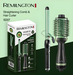 Straightening Comb & Hair Curler – 2-in-1 Styling Tool for Smooth, Shiny Hair